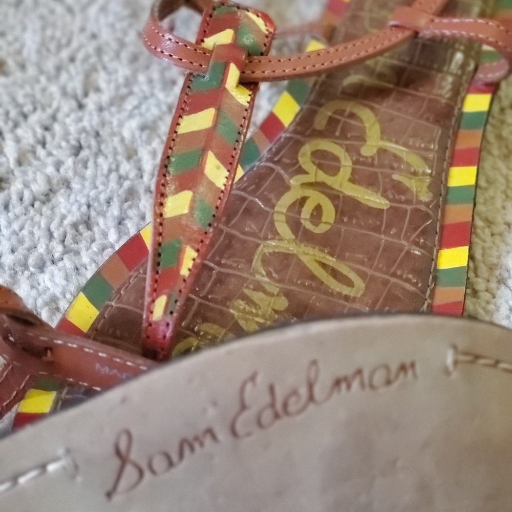 Sam Edelman painted sandals - Picture 3 of 4